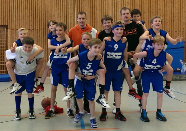 Badischer Basketball U12 Vizemeister 2014: BG Viernheim/Weinheim